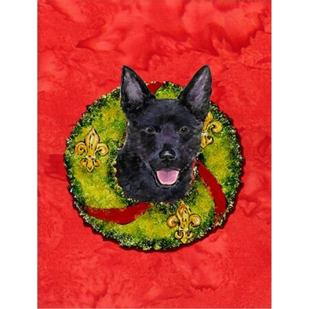 Carolines Treasures 28 x 40 in. Australian Kelpie Flag Canvas House Size SS4187CHF